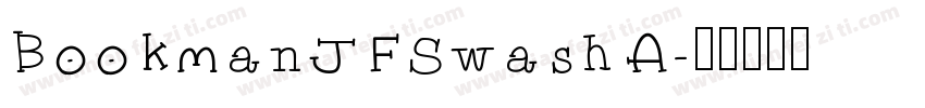 BookmanJFSwashA字体转换