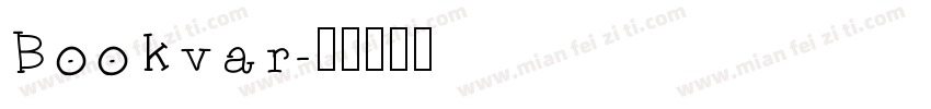 Bookvar字体转换