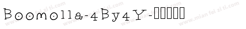 Boomolla-4By4Y字体转换