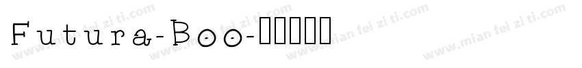 Futura-Boo字体转换