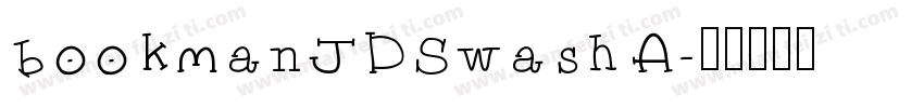 bookmanJDSwashA字体转换