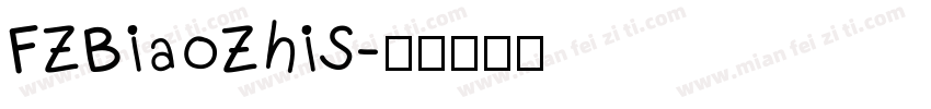 FZBiaoZhiS字体转换