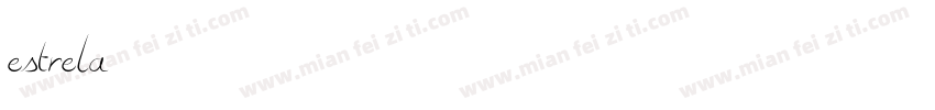 estrela字体转换