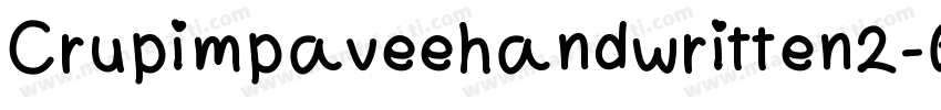 Crupimpaveehandwritten2-BpJd字体转换