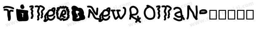 TimersNewRoman字体转换