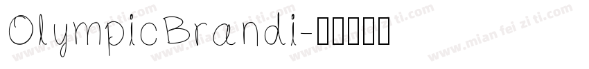 OlympicBrandi字体转换