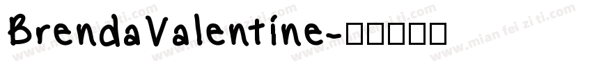 BrendaValentine字体转换