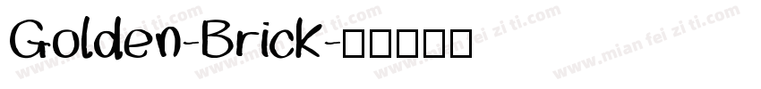 Golden-Brick字体转换