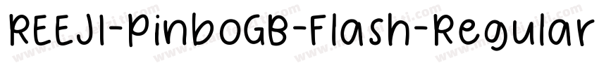 REEJI-PinboGB-Flash-Regular字体转换