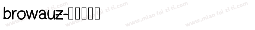 browauz字体转换