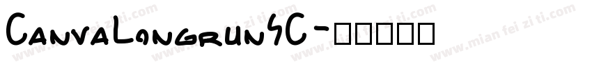 CanvaLongrunSC字体转换