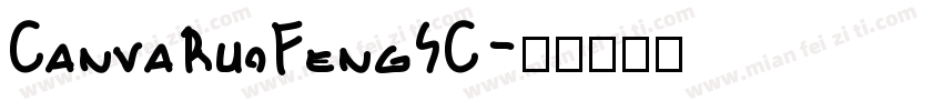 CanvaRuoFengSC字体转换