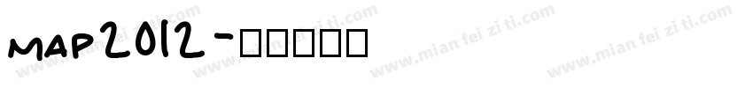 map2012字体转换