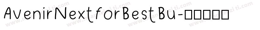 AvenirNextforBestBu字体转换