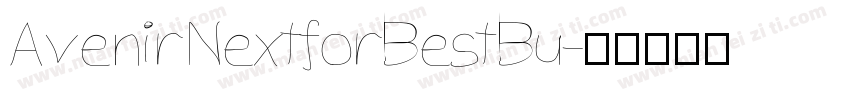 AvenirNextforBestBu字体转换