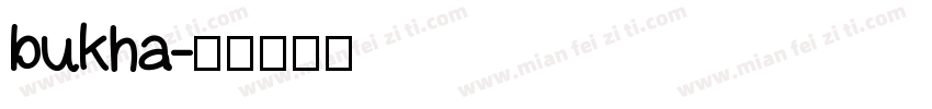 bukha字体转换