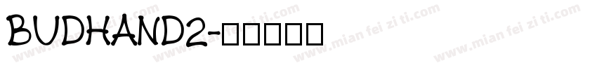BUDHAND2字体转换