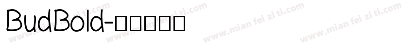 BudBold字体转换