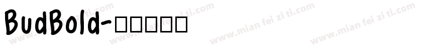 BudBold字体转换