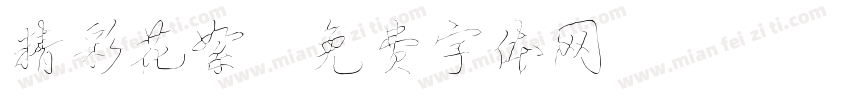 精彩花絮字体转换