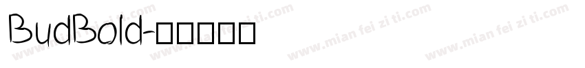 BudBold字体转换