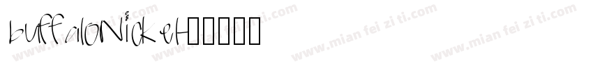 buffaloNickel字体转换
