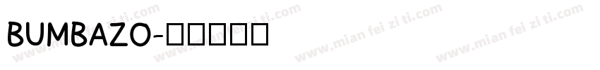 BUMBAZO字体转换