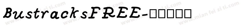 BustracksFREE字体转换
