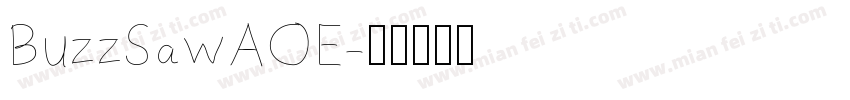 BuzzSawAOE字体转换