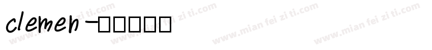 clemen字体转换