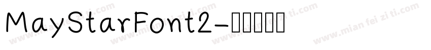 MayStarFont2字体转换