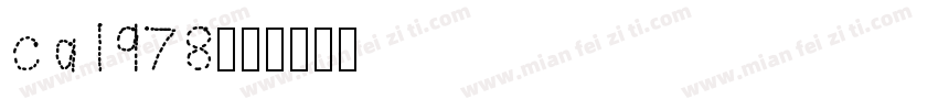 ca1978字体转换