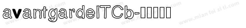 avantgardeITCb字体转换