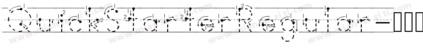 QuickStarterRegular字体转换