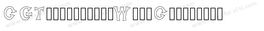 CGTriumvirateW00-Com字体转换