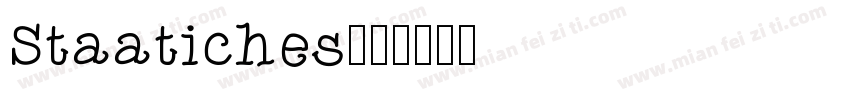 Staatiches字体转换