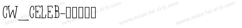 CW_CELEB字体转换