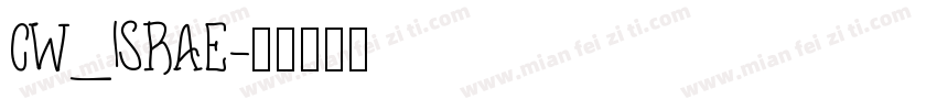 CW_ISRAE字体转换