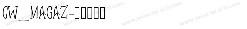 CW_MAGAZ字体转换