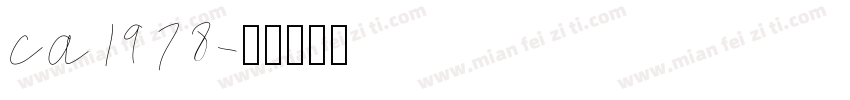 ca1978字体转换