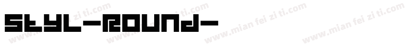 Styl-Round字体转换