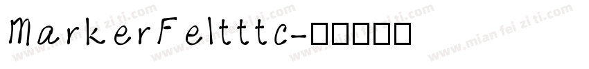 MarkerFeltttc字体转换