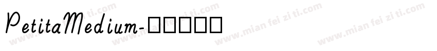 PetitaMedium字体转换