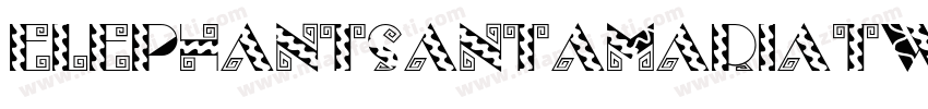 ElephantSantaMariaTw字体转换