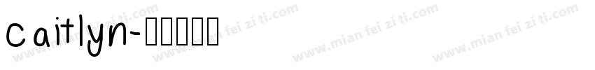 caitlyn字体转换