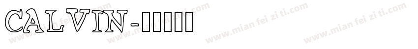 CALVIN字体转换