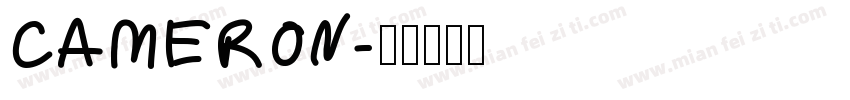 CAMERON字体转换