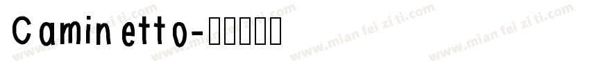 Caminetto字体转换