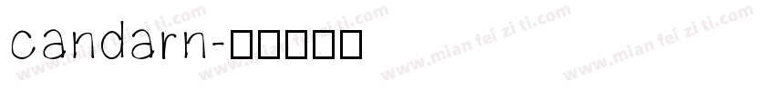 candarn字体转换