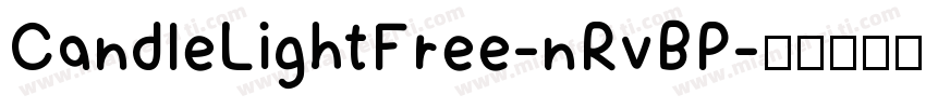 CandleLightFree-nRvBP字体转换